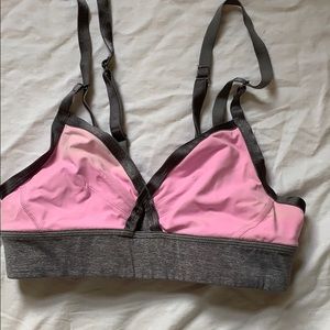 Lululemon pink sports bra